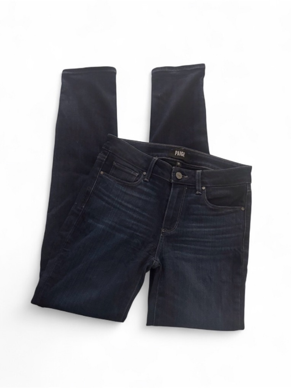PAIGE Skyline Skinny Jeans Women's Dark Wash